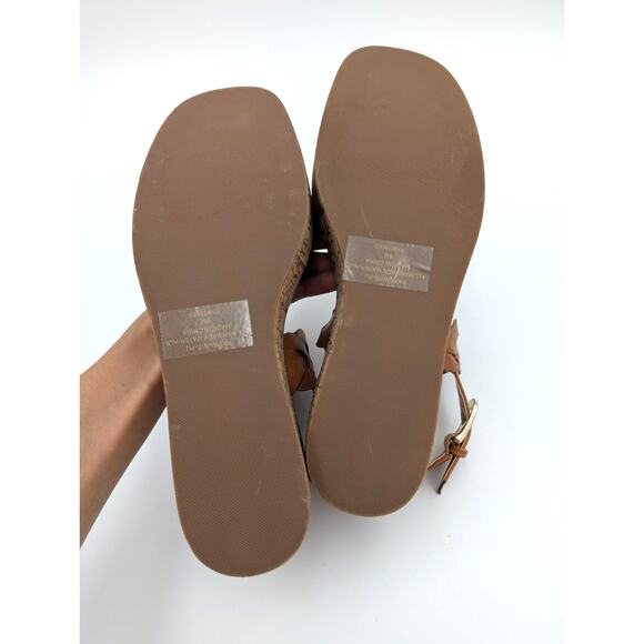 Nordstrom Rack Pennie Braided Platform Sandal Women's Brown Size US8M - Picture 8 of 10